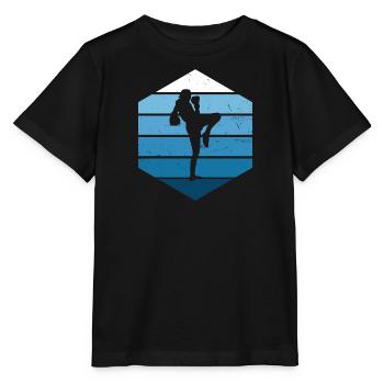 Boxe Thaï Hommes Thaï Boxeur Thaï Boxe Thaï Thaï - T-shirt bio MINI CREATOR Stanley/Stella Enfant - noir - Devant - Mikhail (115cm)