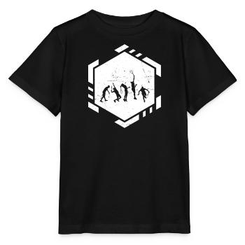 Playing Tennis Playing Tennis Player Playing Tennis - Stanley/Stella MINI CREATOR Kids’ T-Shirt - black - Front - Mikhail (115cm)