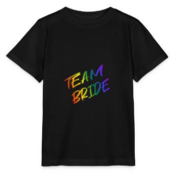 Mariée d'équipe - T-shirt bio MINI CREATOR Stanley/Stella Enfant - noir - Devant - Mikhail (115cm)