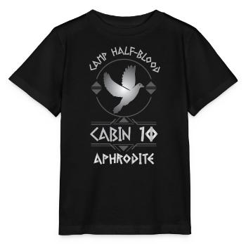 Cabin #10 in Camp Half Blood, Child of Aphrodite - Stanley/Stella MINI CREATOR Kids’ T-Shirt - black - Front - Mikhail (115cm)