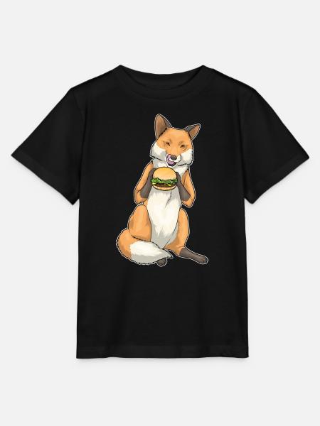 Fuchs Cheeseburger - Stanley/Stella Kinder T-Shirt MINI CREATOR  - Schwarz