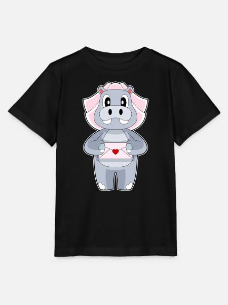 Nilpferd Braut Brief Hochzeit - Stanley/Stella Kinder T-Shirt MINI CREATOR  - Schwarz