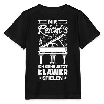 Piano Klavier Musiker Geschenk Geschenkidee - Stanley/Stella Kinder T-Shirt MINI CREATOR  - Schwarz - Vorne - Mikhail (115cm)