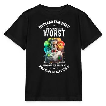 Kernenergie Spruch für Kernenergie - Stanley/Stella Kinder T-Shirt MINI CREATOR  - Schwarz - Vorne - Mikhail (115cm)