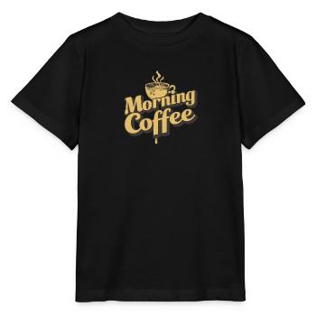 Morning Coffee - Stanley/Stella MINI CREATOR Kids’ T-Shirt - black - Front - Mikhail (115cm)
