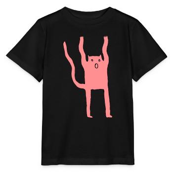 Ailurophobie, Buh-Katz - Stanley/Stella Kinder T-Shirt MINI CREATOR  - Schwarz - Vorne - Mikhail (115cm)