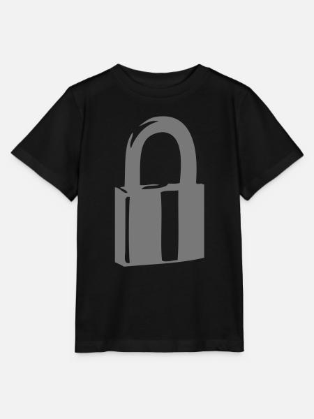Vorhängeschloss Sicherheit oder Schlosser - Stanley/Stella Kinder T-Shirt MINI CREATOR - Schwarz