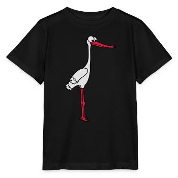 Stork - Stanley/Stella MINI CREATOR Kids’ T-Shirt - black - Front - Mikhail (115cm)