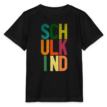 Schulkind Bunt - Stanley/Stella Kinder T-Shirt MINI CREATOR  - Schwarz - Vorne - Mikhail (115cm)