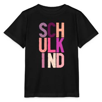 Schulkind Mädchen 2 - Stanley/Stella Kinder T-Shirt MINI CREATOR  - Schwarz - Vorne - Mikhail (115cm)