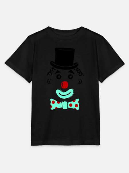 clown smile - Stanley/Stella Kinder T-Shirt MINI CREATOR  - Schwarz