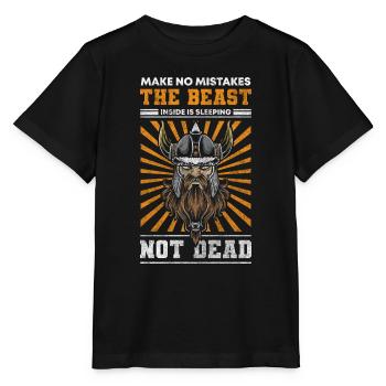 Viking Nordic Lightning German - Stanley/Stella MINI CREATOR Kids’ T-Shirt - black - Front - Mikhail (115cm)