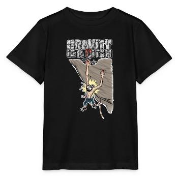 T-shirt Gravity Climbing - T-shirt bio MINI CREATOR Stanley/Stella Enfant - noir - Devant - Mikhail (115cm)