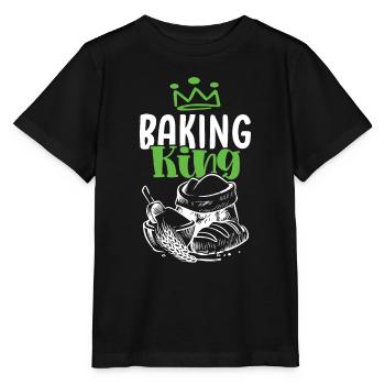 Roi de la cuisson - T-shirt bio MINI CREATOR Stanley/Stella Enfant - noir - Devant - Mikhail (115cm)