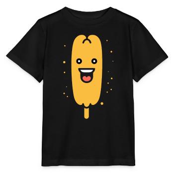 Mais Hundefutter - Stanley/Stella Kinder T-Shirt MINI CREATOR  - Schwarz - Vorne - Mikhail (115cm)