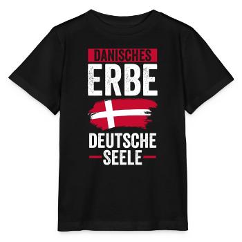 Danois Danemark - T-shirt bio MINI CREATOR Stanley/Stella Enfant - noir - Devant - Mikhail (115cm)