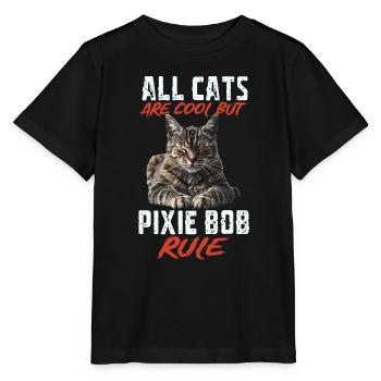 Pixie bob - Stanley/Stella Kinder T-Shirt MINI CREATOR  - Schwarz - Vorne - Mikhail (115cm)