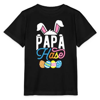 Papa Rabbit - Stanley/Stella MINI CREATOR Kids’ T-Shirt - black - Front - Mikhail (115cm)