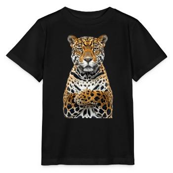 Jaguar - T-shirt bio MINI CREATOR Stanley/Stella Enfant - noir - Devant - Mikhail (115cm)