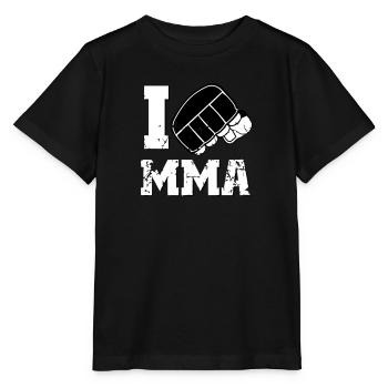 ICH LIEBE MMA - Stanley/Stella Kinder T-Shirt MINI CREATOR  - Schwarz - Vorne - Mikhail (115cm)
