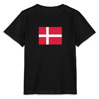 Drapeau national du Danemark - T-shirt bio MINI CREATOR Stanley/Stella Enfant - noir - Devant - Mikhail (115cm)