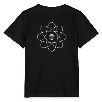 atome - T-shirt bio MINI CREATOR Stanley/Stella Enfant - noir - Devant - Mikhail (115cm)