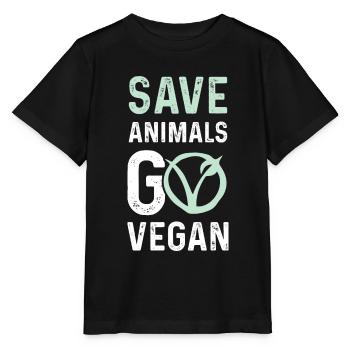 Végétalien bien-être animal - T-shirt bio MINI CREATOR Stanley/Stella Enfant - noir - Devant - Mikhail (115cm)