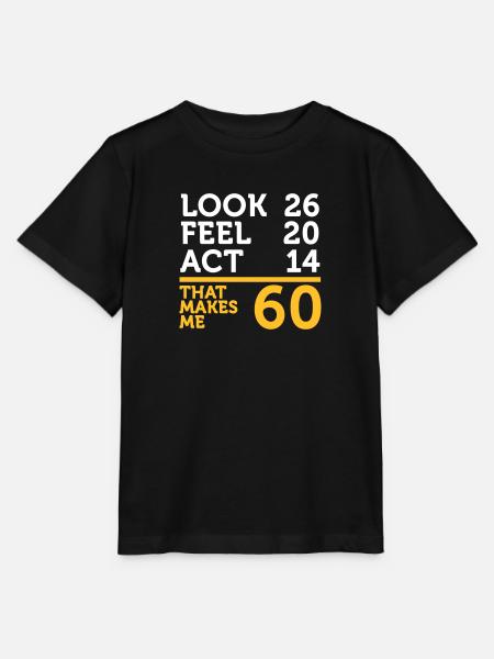Ich bin 60 Jahre alt, aber ich kann noch klettern! - Stanley/Stella Kinder T-Shirt MINI CREATOR  - Schwarz