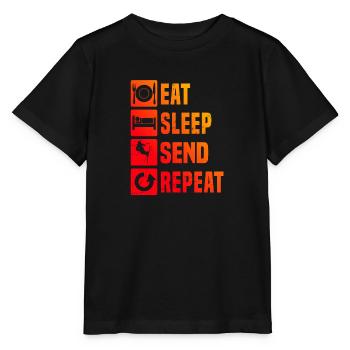 Ski Jumping Women Slopestyle Freestyle Ski - Stanley/Stella MINI CREATOR Kids’ T-Shirt - black - Front - Mikhail (115cm)