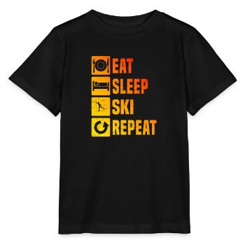 Cross-country skiing Classic Women Cross-country skiing Skate Cross-country skiing - Stanley/Stella MINI CREATOR Kids’ T-Shirt - black - Front - Mikhail (115cm)