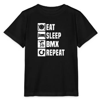 Vélo bmx jeune bmx vélo bmx cyclisme - T-shirt bio MINI CREATOR Stanley/Stella Enfant - noir - Devant - Mikhail (115cm)
