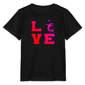 Volleyballspieler Beach Volley Volley Damen - Stanley/Stella Kinder T-Shirt MINI CREATOR  - Schwarz - Vorne - Mikhail (115cm)