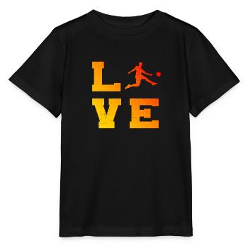 Herren Fussballspieler Fussball Fussballspielen - Stanley/Stella Kinder T-Shirt MINI CREATOR  - Schwarz - Vorne - Mikhail (115cm)