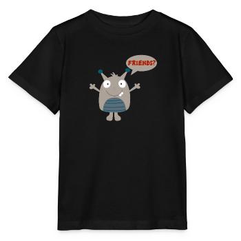 Amis - T-shirt bio MINI CREATOR Stanley/Stella Enfant - noir - Devant - Mikhail (115cm)
