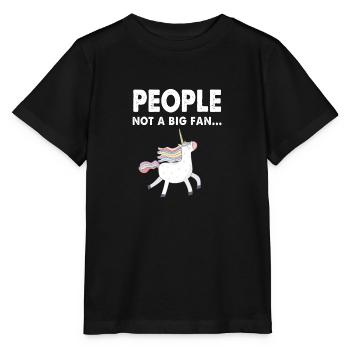 Unicorn no matter free fantasy gift people love - Stanley/Stella MINI CREATOR Kids’ T-Shirt - black - Front - Mikhail (115cm)
