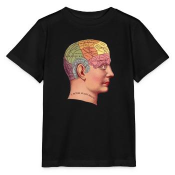 Vintage Psychologie - T-shirt bio MINI CREATOR Stanley/Stella Enfant - noir - Devant - Mikhail (115cm)