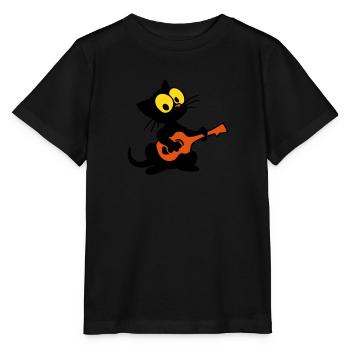Georgie makes music - Stanley/Stella MINI CREATOR Kids’ T-Shirt - black - Front - Mikhail (115cm)