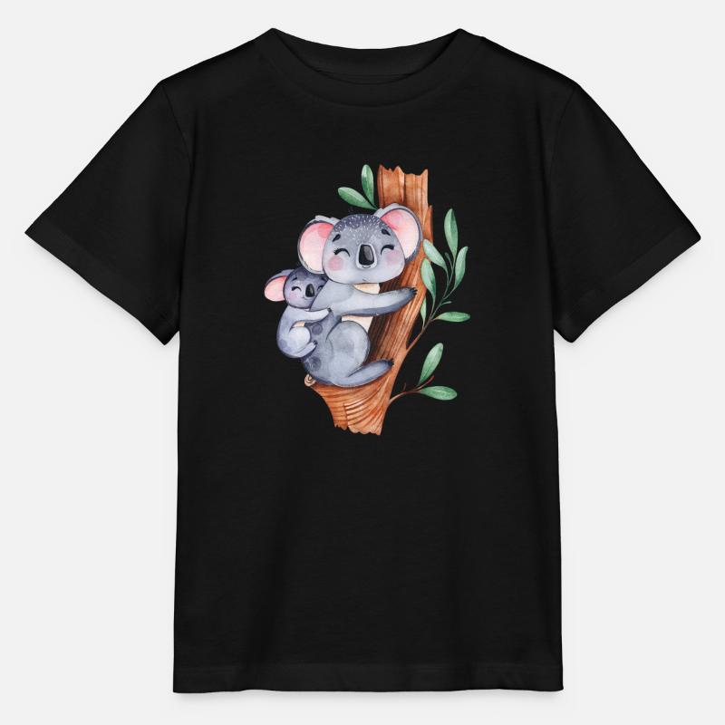 Koala - Stanley/Stella Kinder T-Shirt MINI CREATOR  - Schwarz