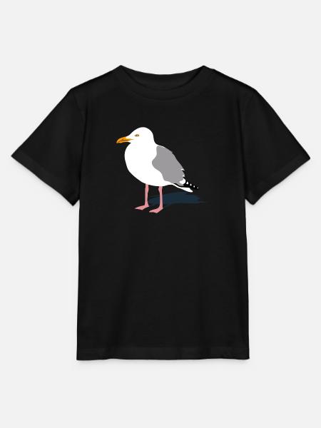möwe seagull gull hafen segeln sailing hamburg - T-shirt MINI CREATOR barn från Stanley/Stella - svart