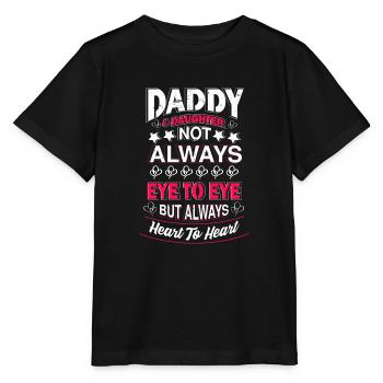 father and daughter - Stanley/Stella MINI CREATOR Kids’ T-Shirt - black - Front - Mikhail (115cm)