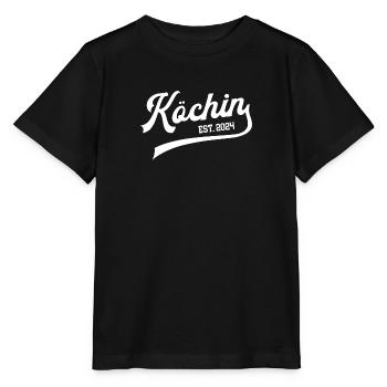 Köchin 2024 Ausbildung Lehre Bestanden Gastronomie - Stanley/Stella Kinder T-Shirt MINI CREATOR  - Schwarz - Vorne - Mikhail (115cm)