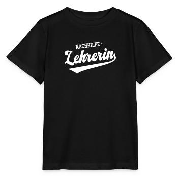 Nachhilfelehrerin Schule Lehrerin Nachhilfe Geben - Stanley/Stella Kinder T-Shirt MINI CREATOR  - Schwarz - Vorne - Mikhail (115cm)