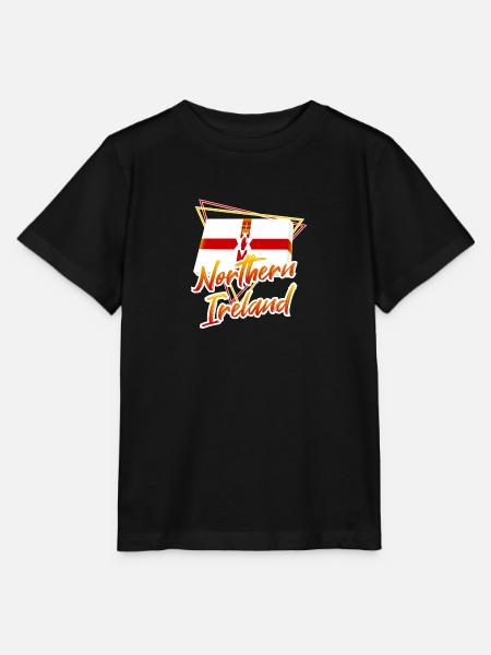 Nordirland - Stanley/Stella Kinder T-Shirt MINI CREATOR  - Schwarz