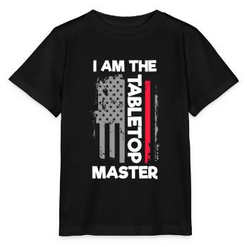 Stratège jeux de société - T-shirt bio MINI CREATOR Stanley/Stella Enfant - noir - Devant - Mikhail (115cm)