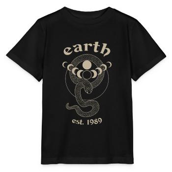 nouilles de danger - T-shirt bio MINI CREATOR Stanley/Stella Enfant - noir - Devant - Mikhail (115cm)