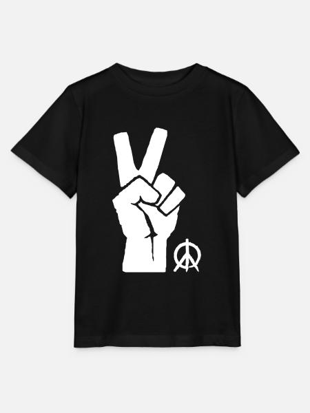 Friedlicher politischer Widerstand - Stanley/Stella Kinder T-Shirt MINI CREATOR - Schwarz