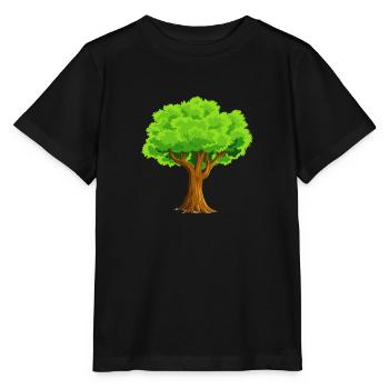 arbre - T-shirt bio MINI CREATOR Stanley/Stella Enfant - noir - Devant - Mikhail (115cm)