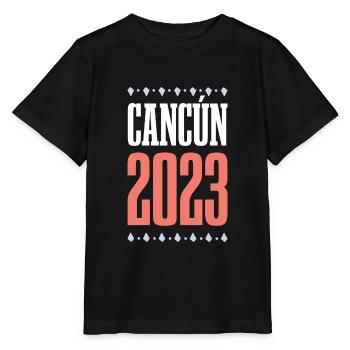 Cancun 2023 - T-shirt bio MINI CREATOR Stanley/Stella Enfant - noir - Devant - Mikhail (115cm)