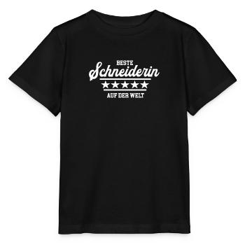 Beste Schneiderin Schneiderei Danke Designerin - Stanley/Stella Kinder T-Shirt MINI CREATOR  - Schwarz - Vorne - Mikhail (115cm)