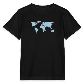 world chart - Stanley/Stella Kinder T-Shirt MINI CREATOR  - Schwarz - Vorne - Mikhail (115cm)